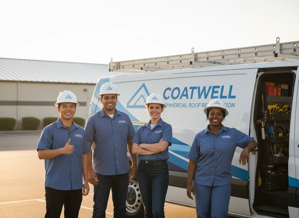 Commercial roof coating company in New Site, MS